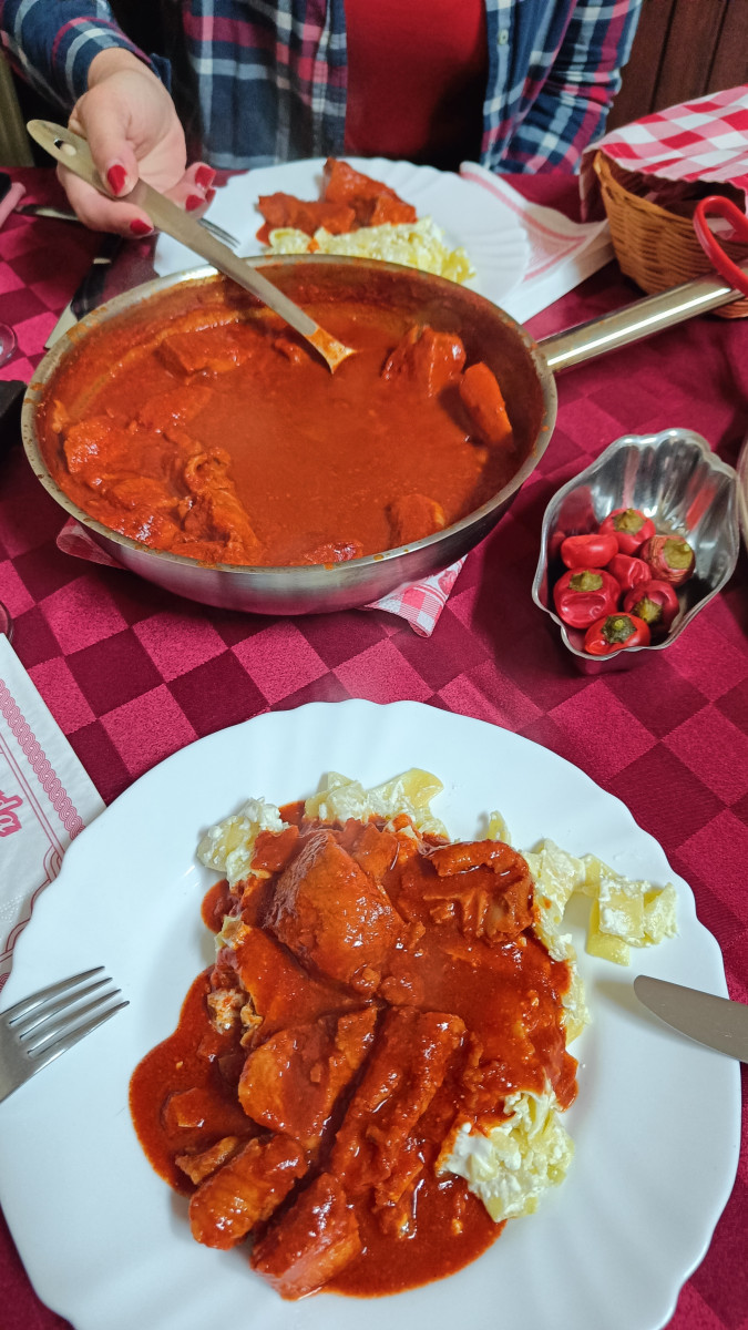 motorom po baranji - riblji perkelt u Kovač Čardi