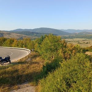 Lika - pogled s vidikovca iznad Bunića